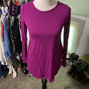 Fuchsia Long Sleeve Top